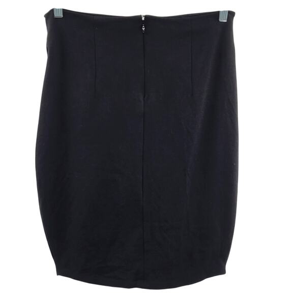Forever 21 Plus Size Black Hook & Eye Form Fitting Knee Length Skirt Women's 1X - Picture 2 of 5